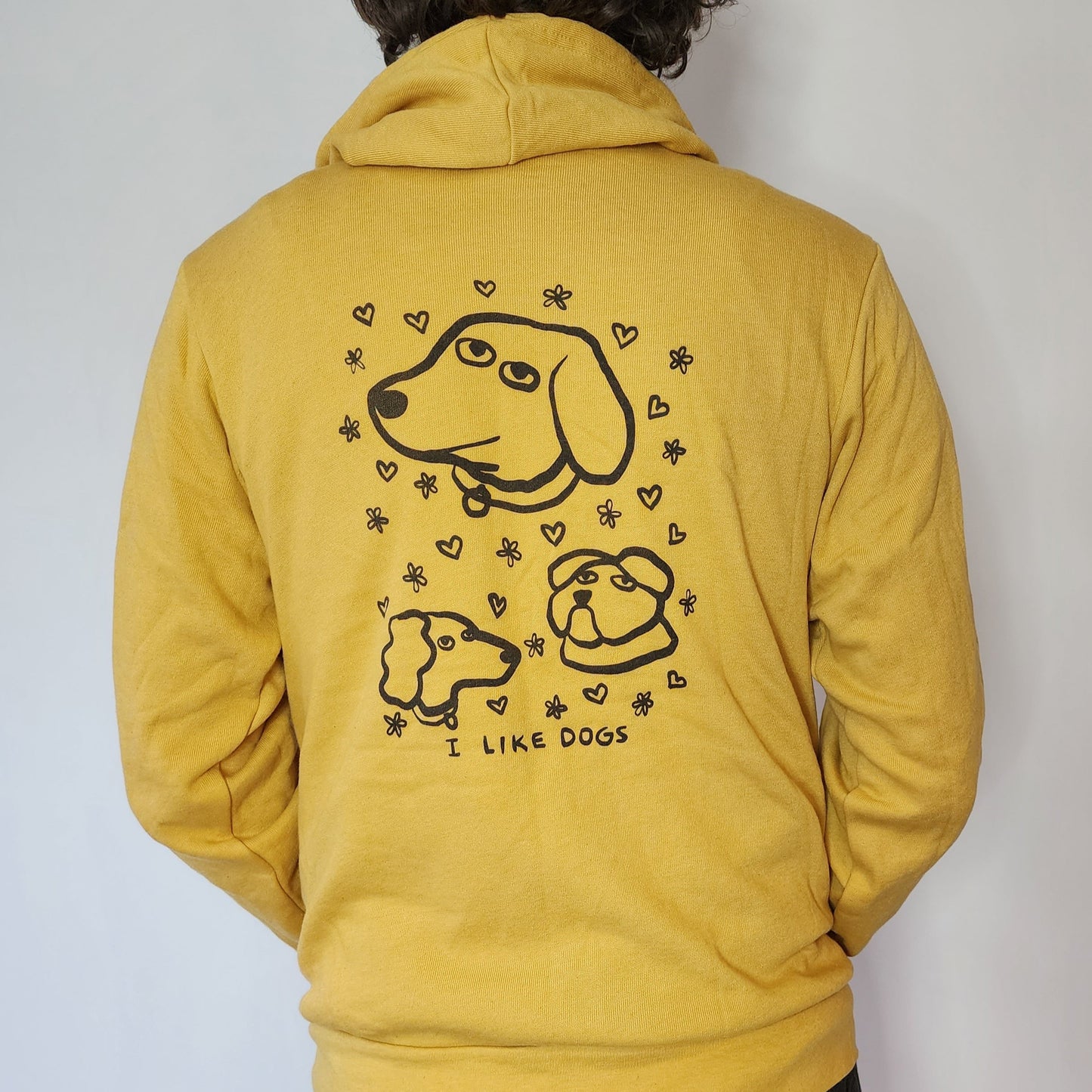 I Like Dogs Zip Hoodie