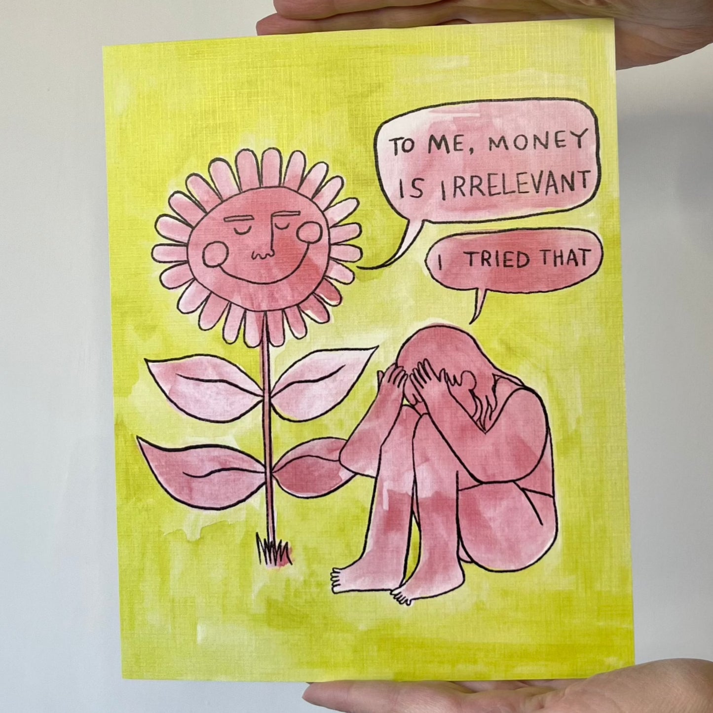 Money is Irrelevant 8x10" Print