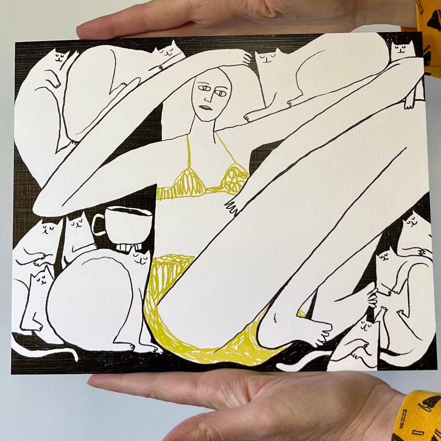 Cats & Underwear 8x10" Print