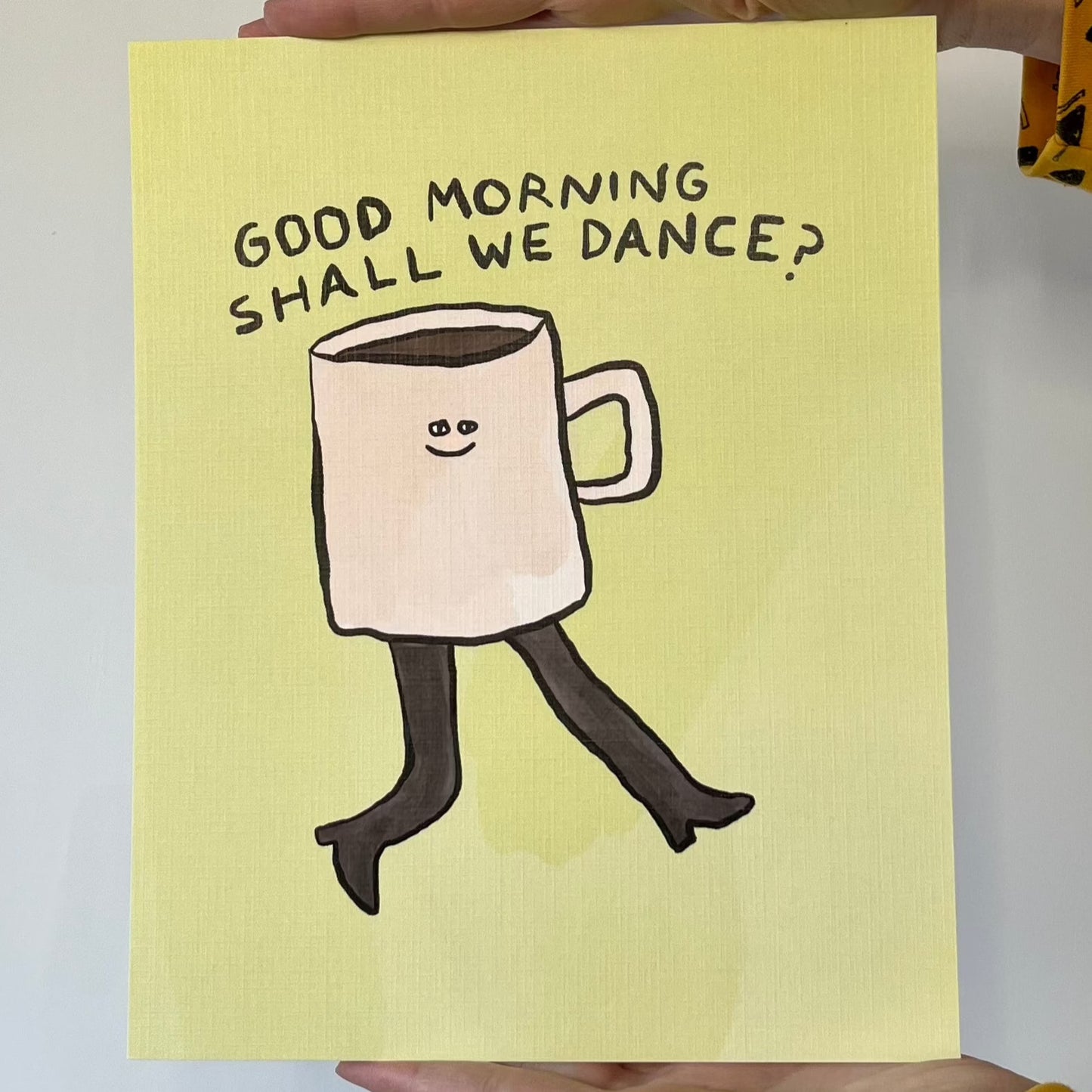 Coffee Dance 8x10" Print