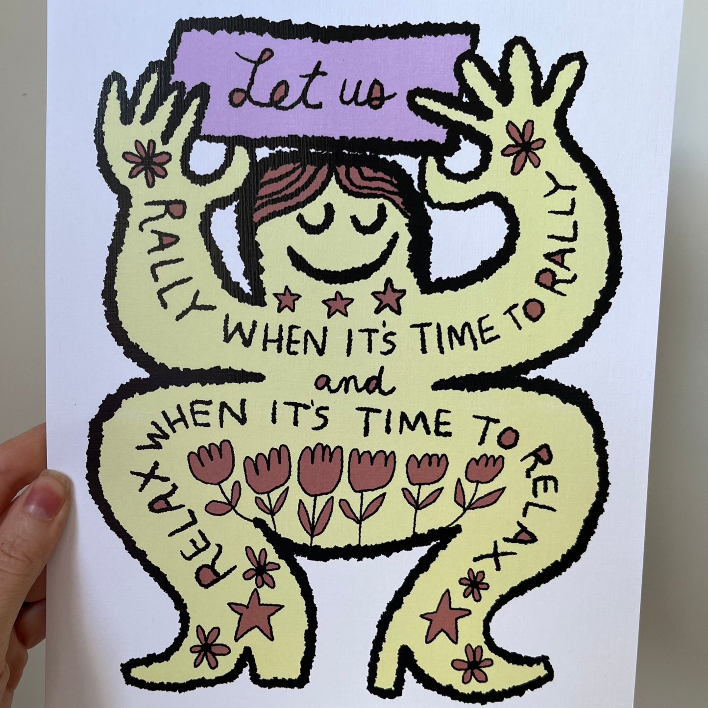 Rally & Relax 8x10" Print