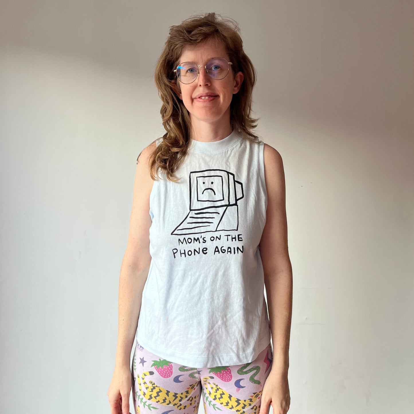 Mom's on the Phone Again Tank Top