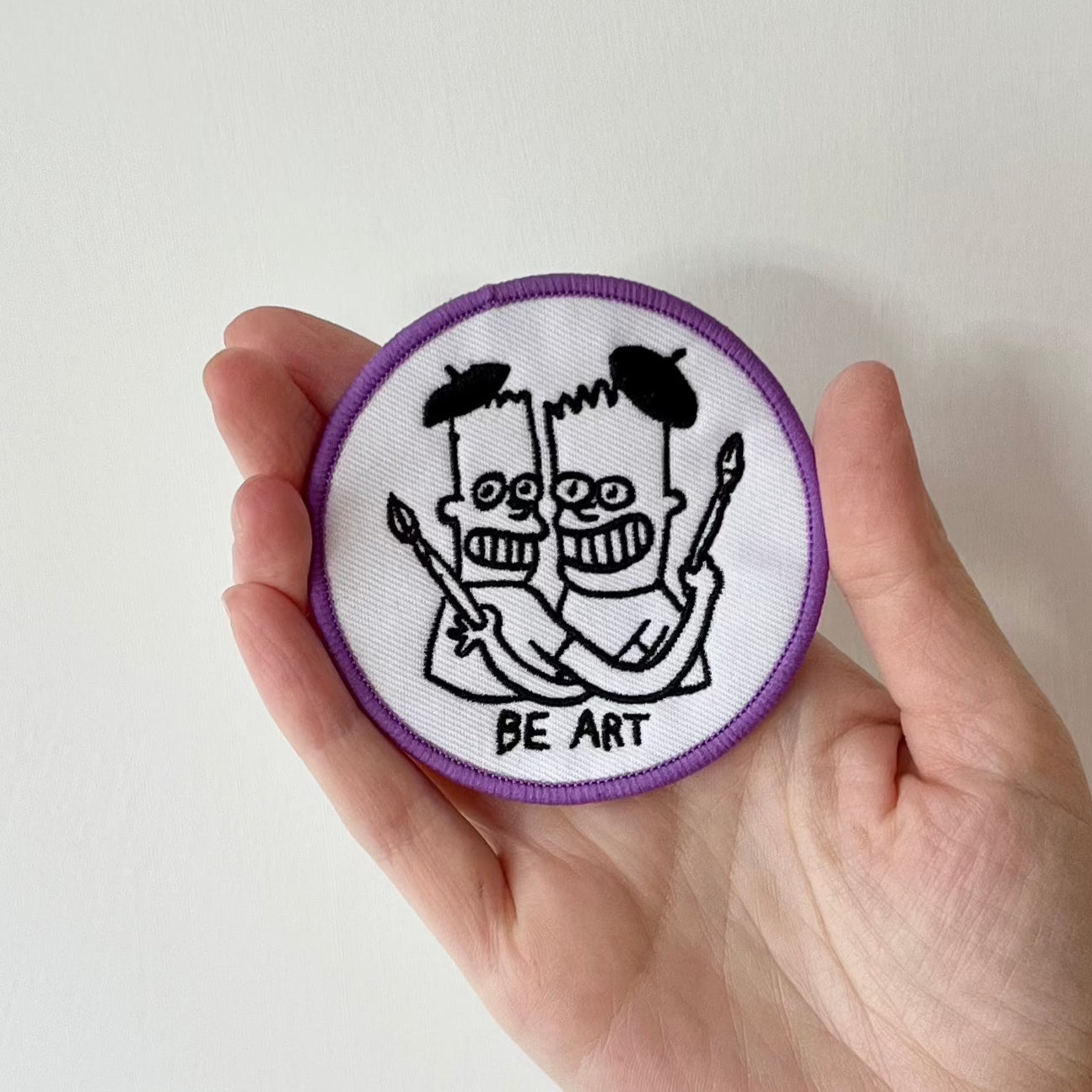Be Art 3" Embroidered Patch