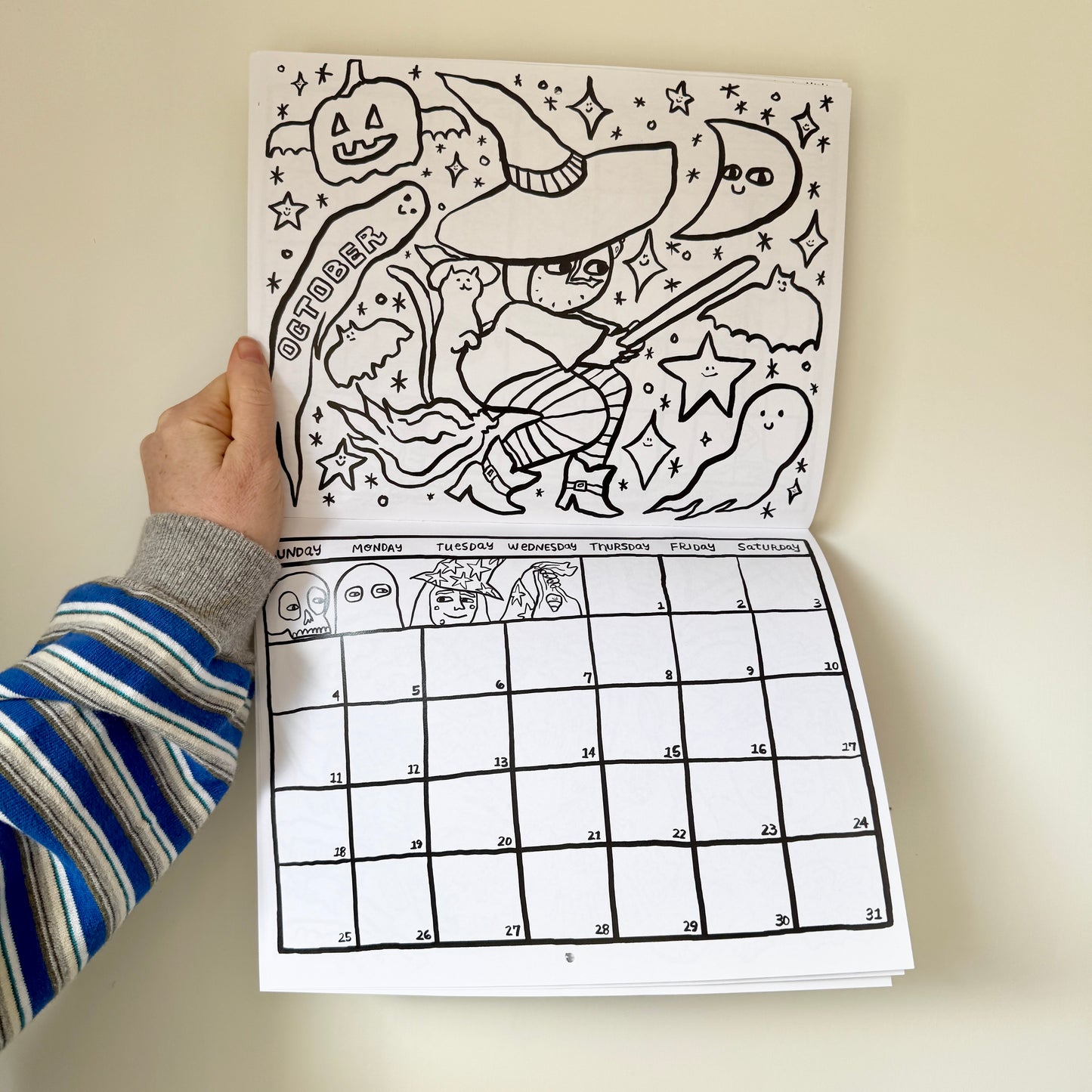 Color Your Calendar 2026