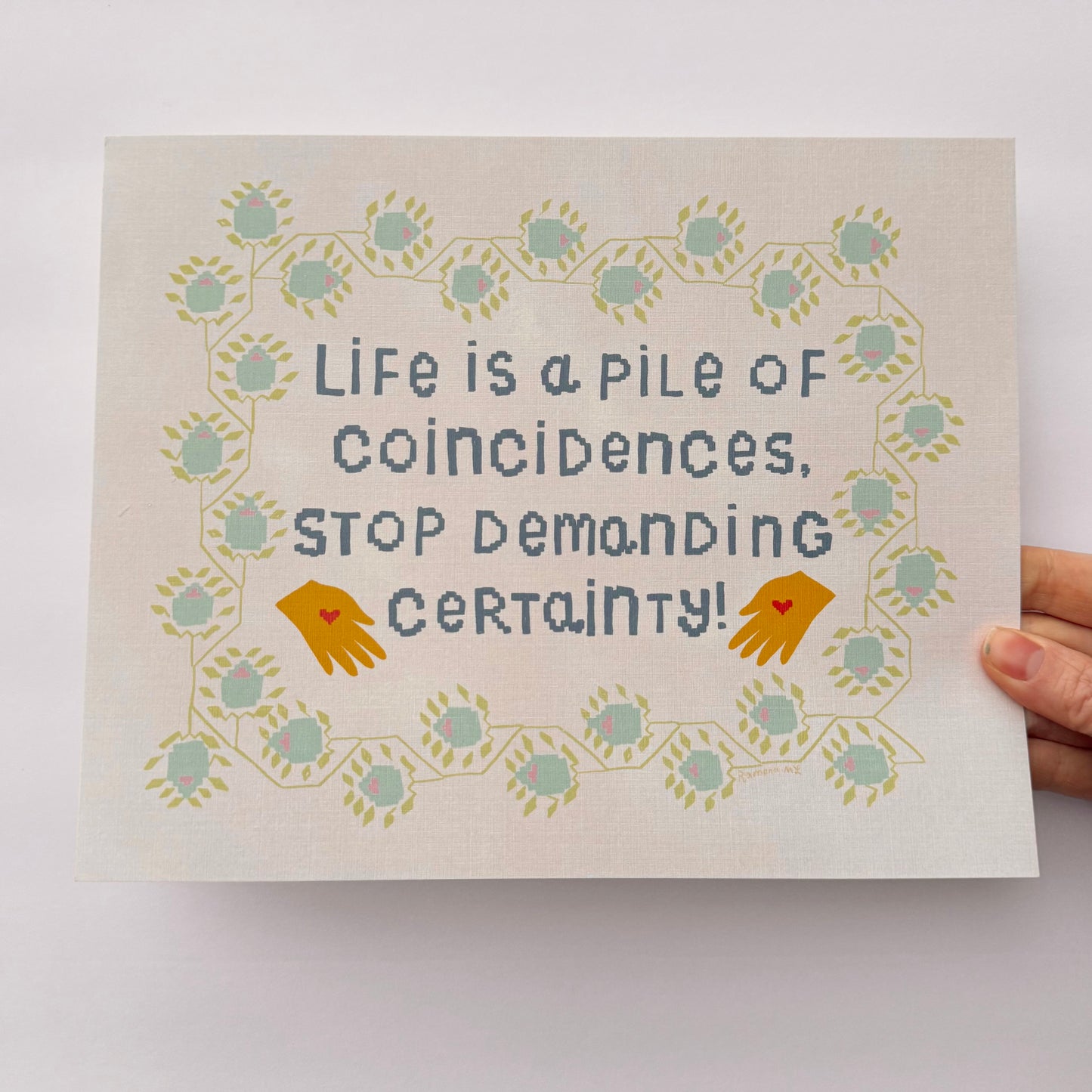 Pile of Coincidences 8x10" Print