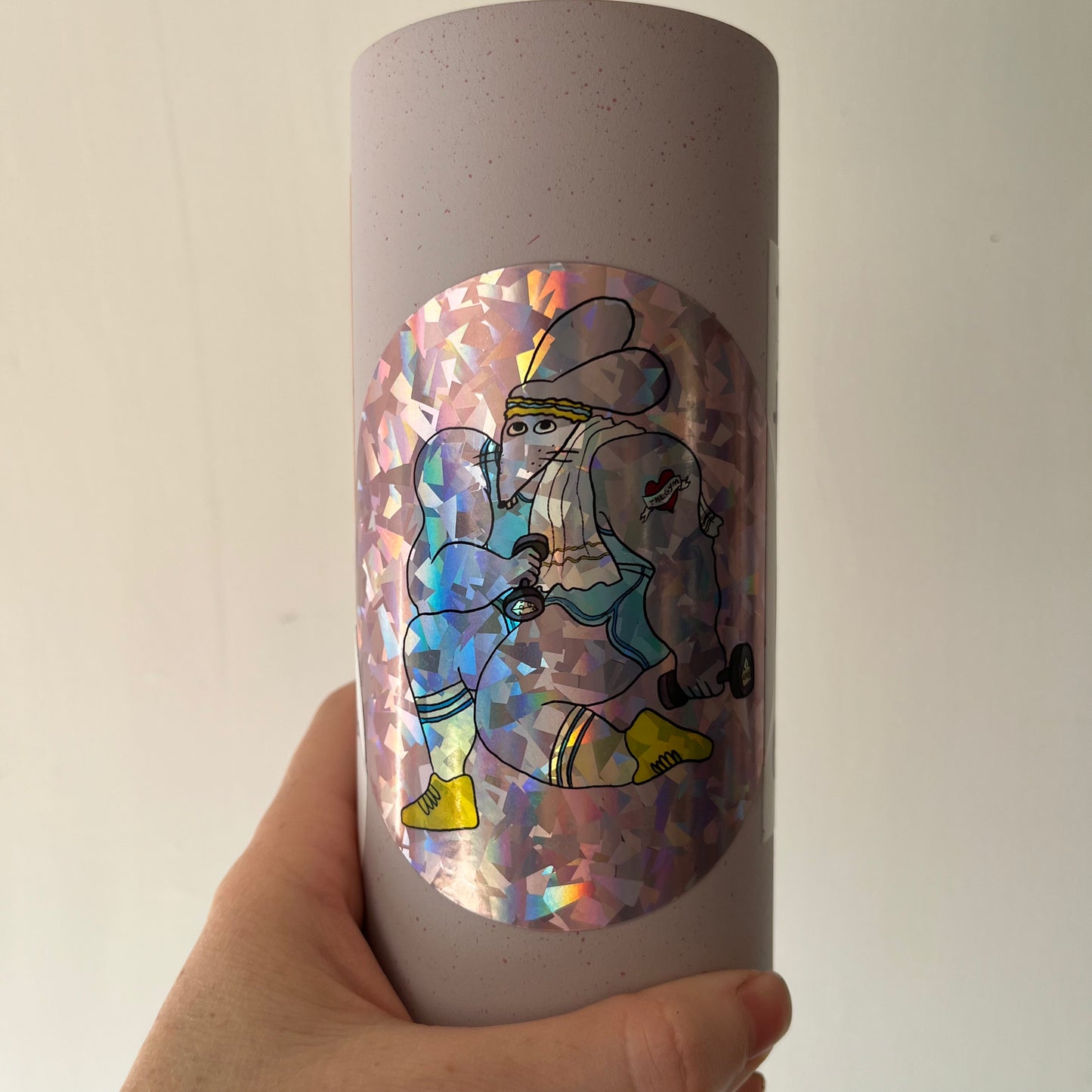 Gym Rat Hologram Sticker