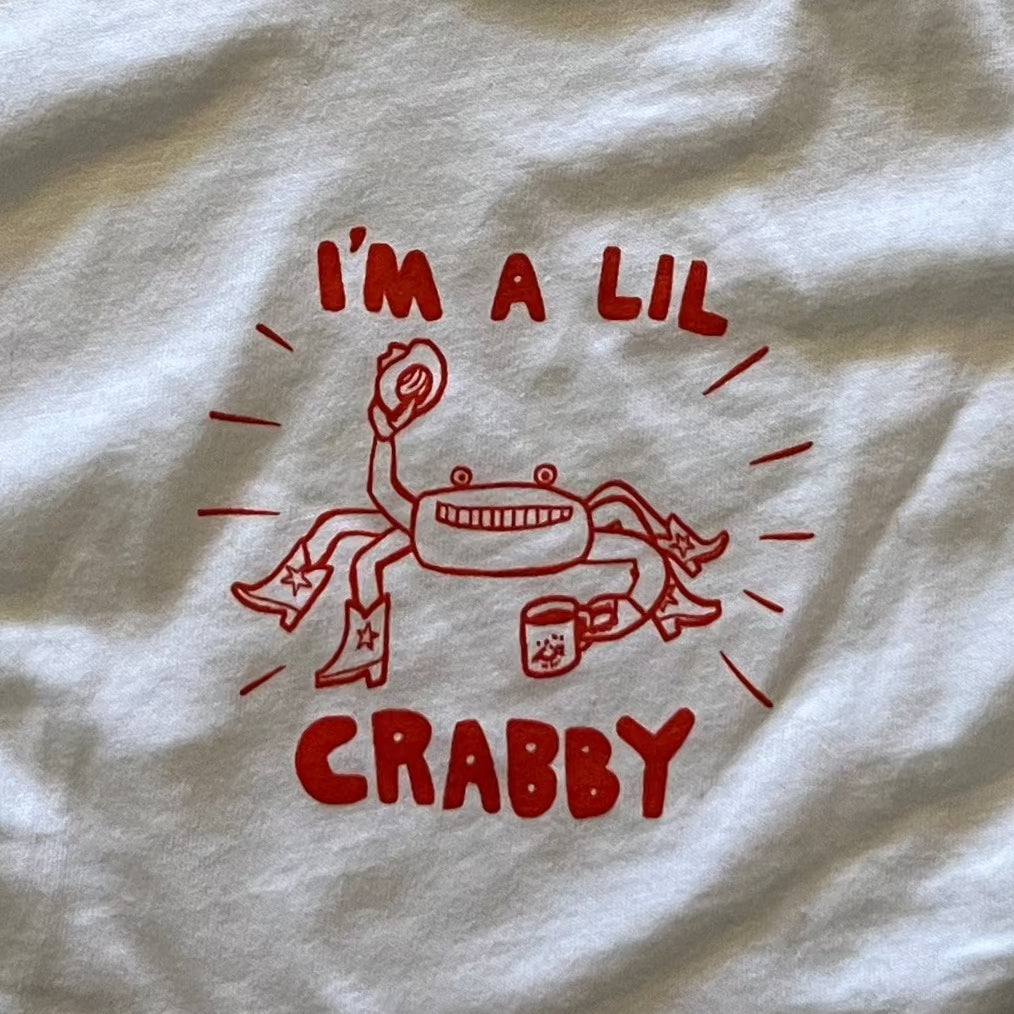 I'm a Lil Crabby Baby Bib