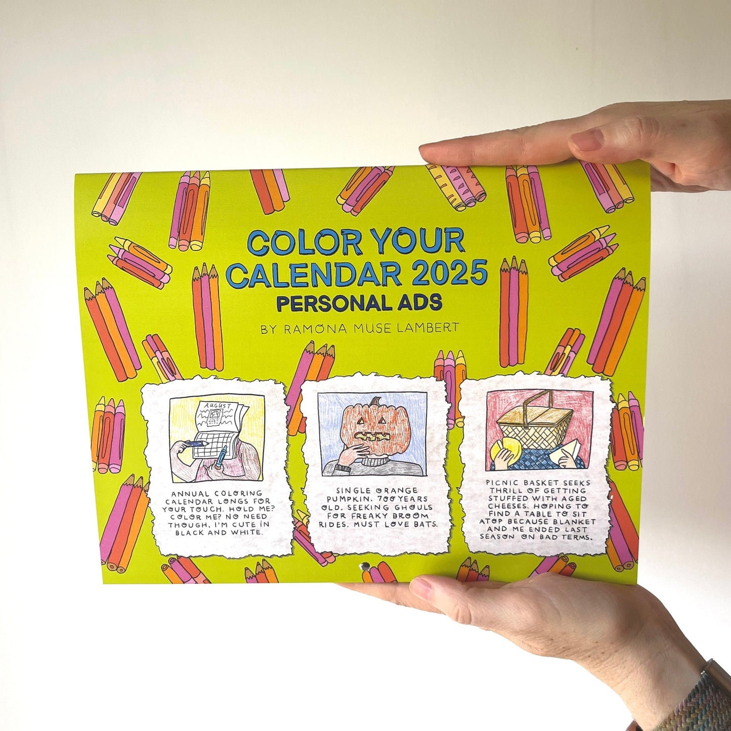 Color Your Calendar 2025: Personal Ads