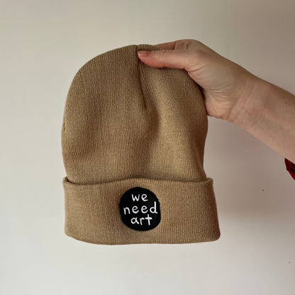 We Need Art Patch Beanie