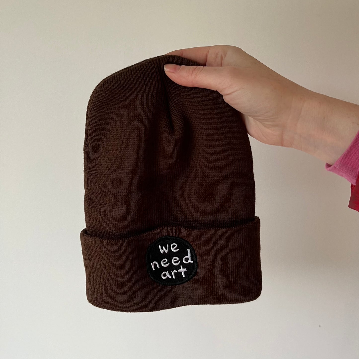 We Need Art Patch Beanie
