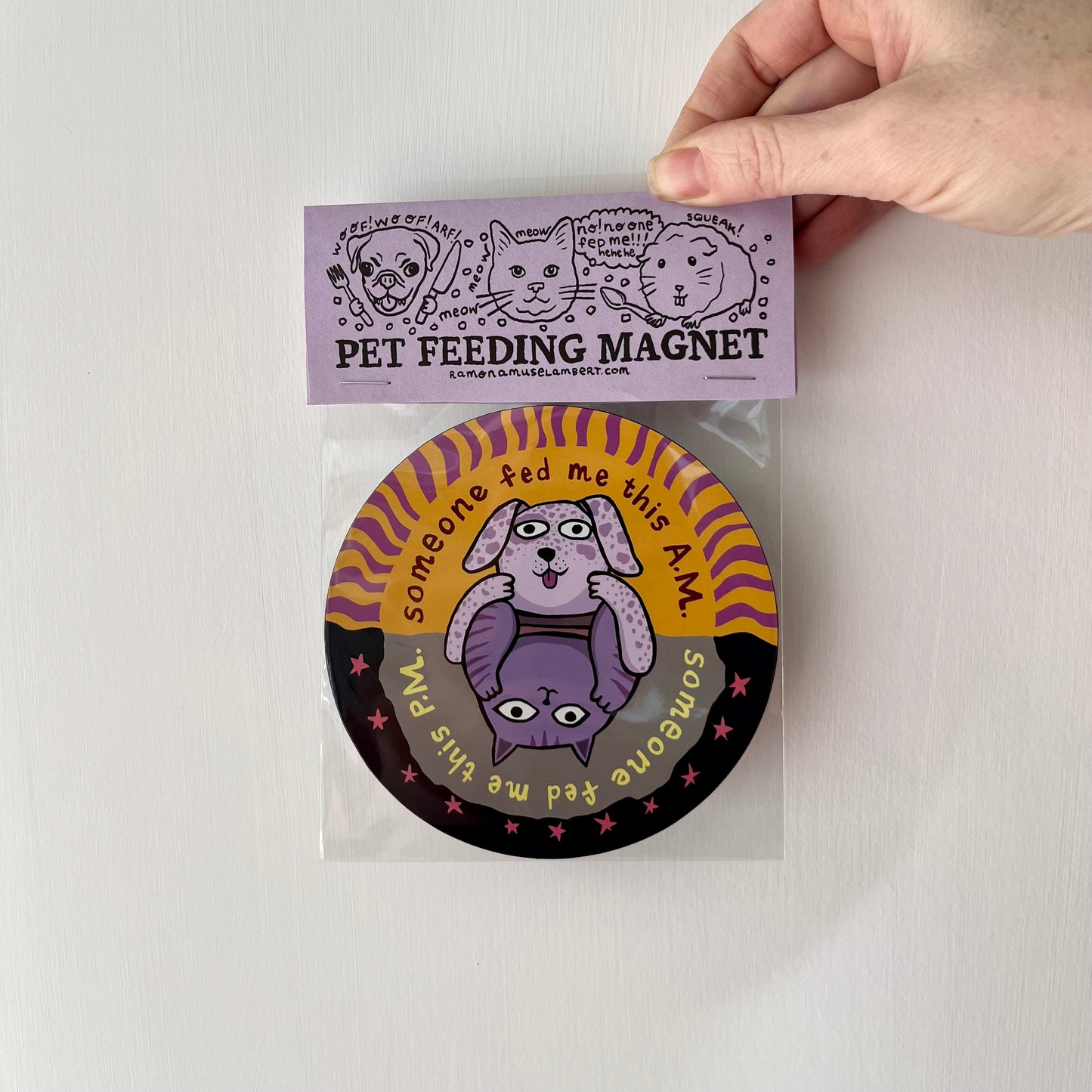 Pet Feeding AM/PM Magnet