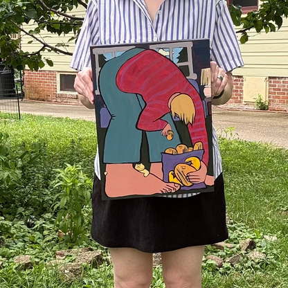 Original Painting "Chip Babies" 12"x16"