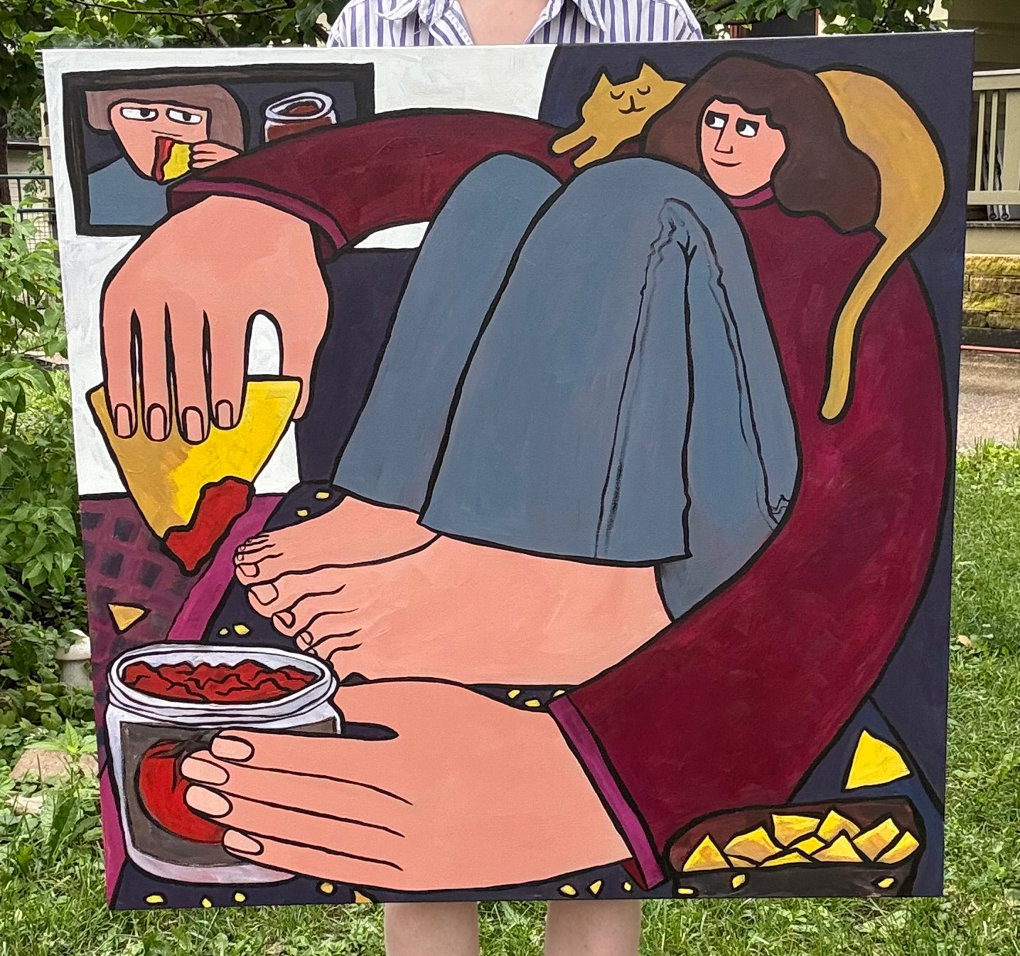 Original Painting "She's Just Like Me" 36"x36"