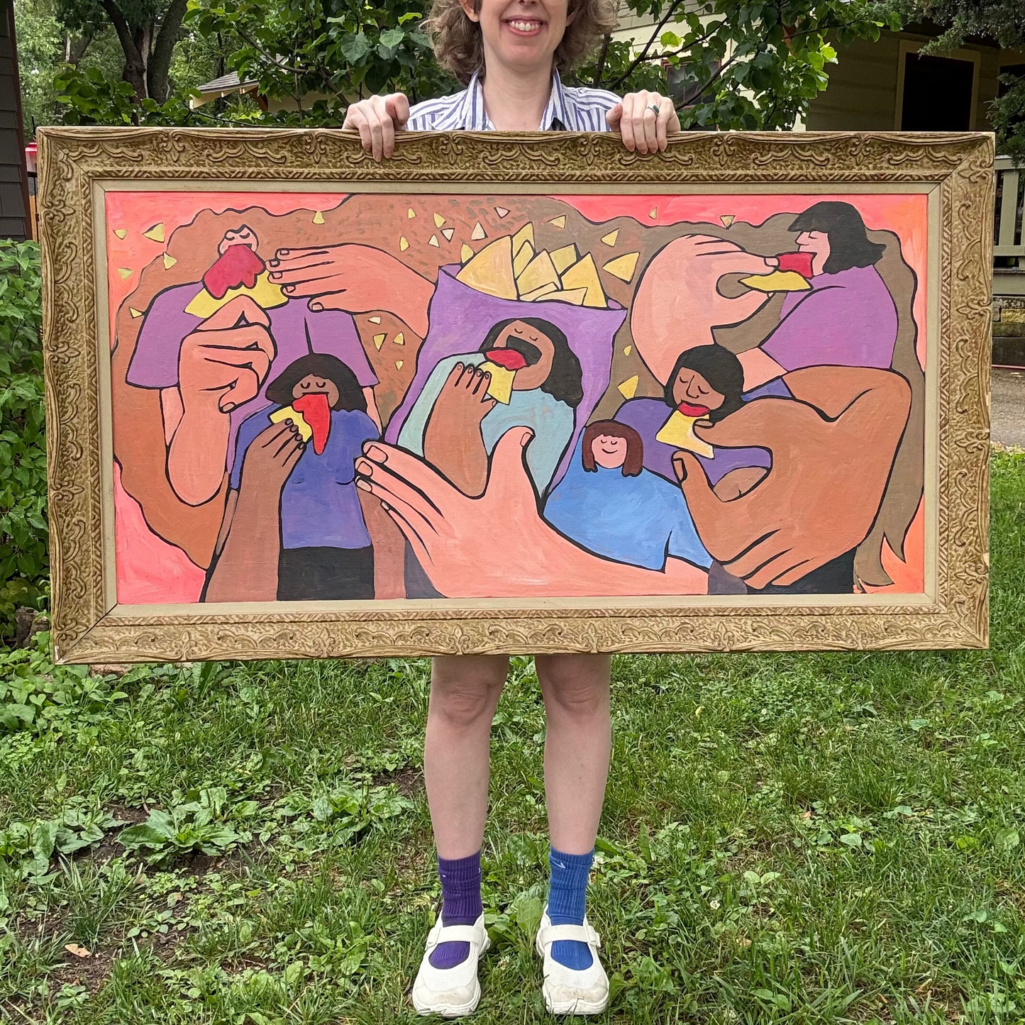 Original Painting "Chip Babes" 40"x 54"