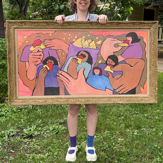 Original Painting "Chip Babes" 40"x 54"