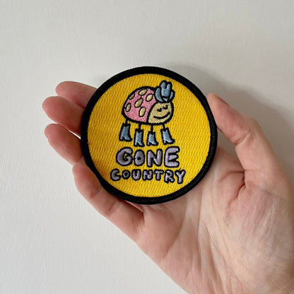 Gone Country 3" Embroidered Patch