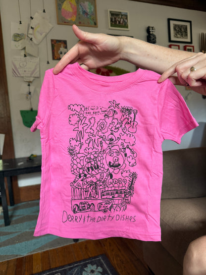 Derry & the Dirty Dishes Tees (Multiple Designs, Youth & Adult Sizes 2T-3XL)