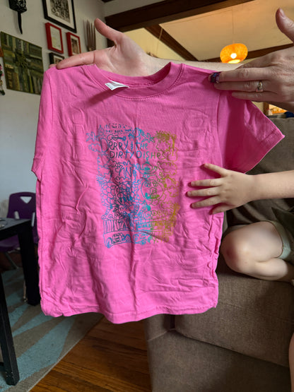 Derry & the Dirty Dishes Tees (Multiple Designs, Youth & Adult Sizes 2T-3XL)