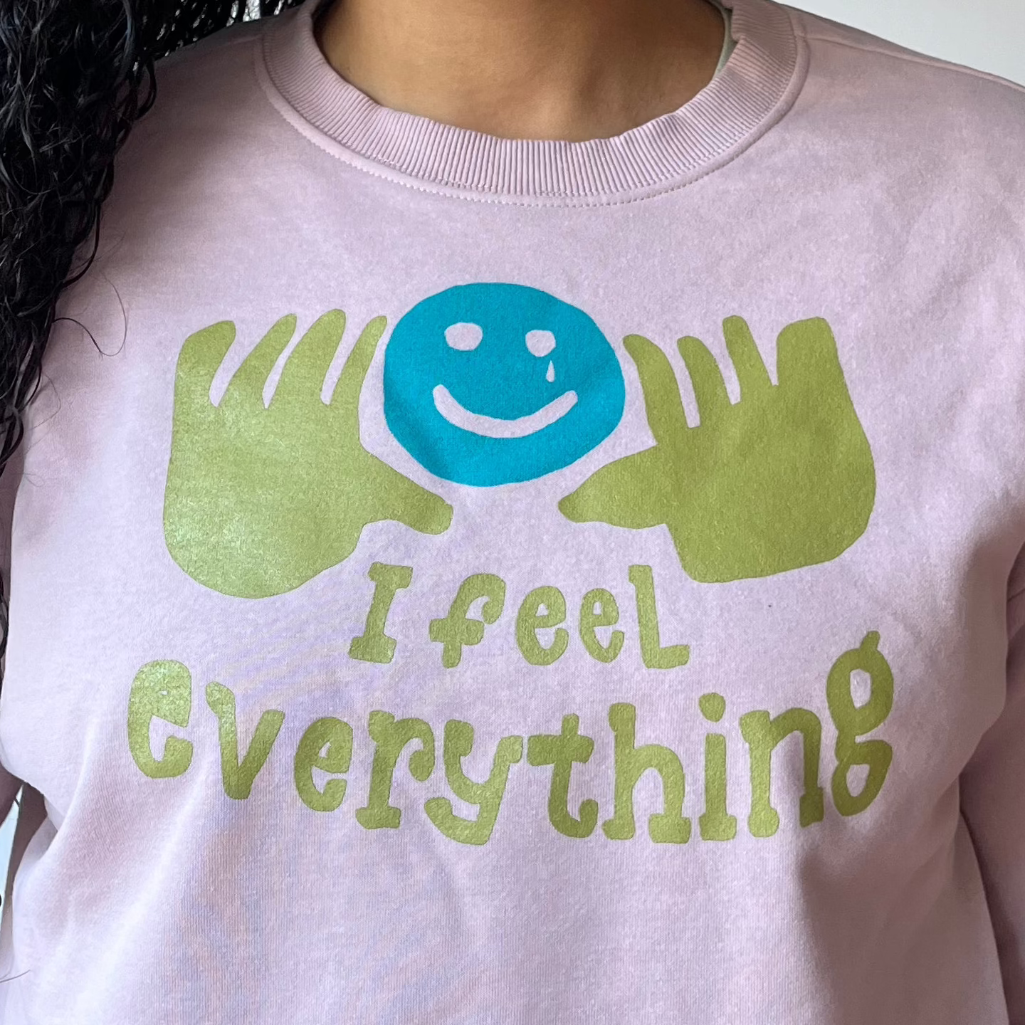 I Feel Everything Boxy Sweatshirt