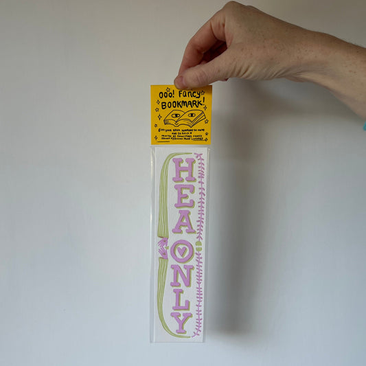 HEA Only Letterpress Bookmark