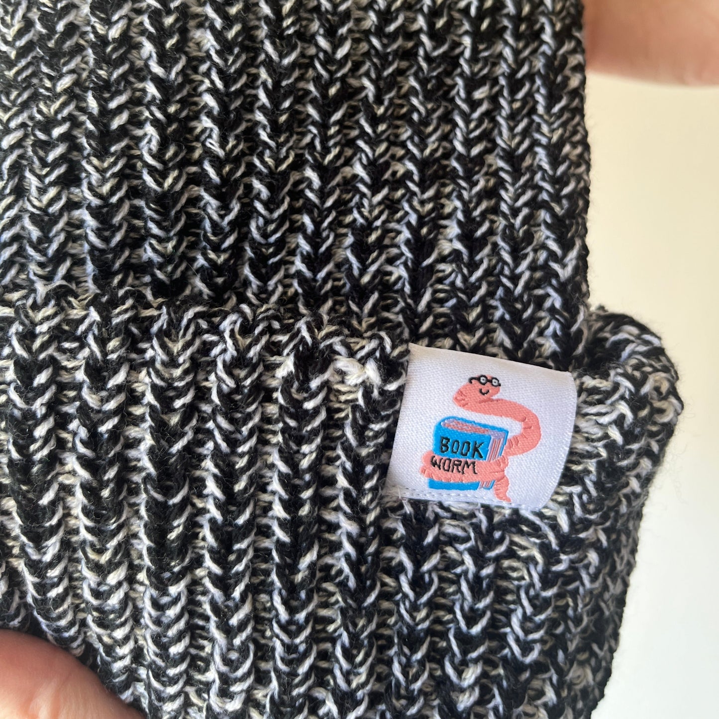 Book Worm Tag Beanie