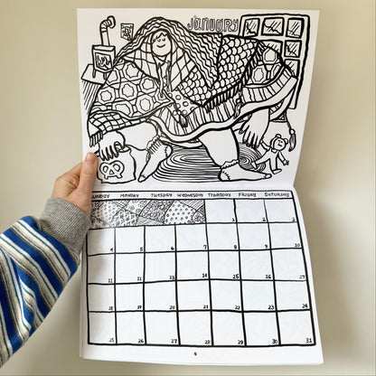 Color Your Calendar 2026