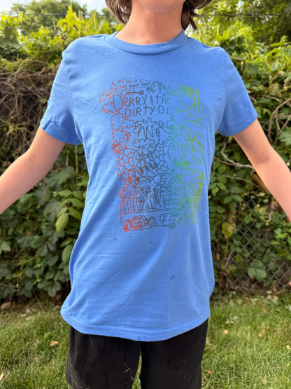 Derry & the Dirty Dishes Tees (Multiple Designs, Youth & Adult Sizes 2T-3XL)