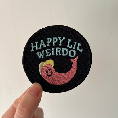 Happy Lil' Weirdo 3" Embroidered Patch