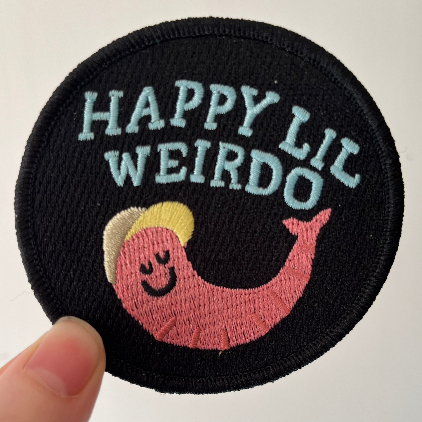 Happy Lil' Weirdo 3" Embroidered Patch