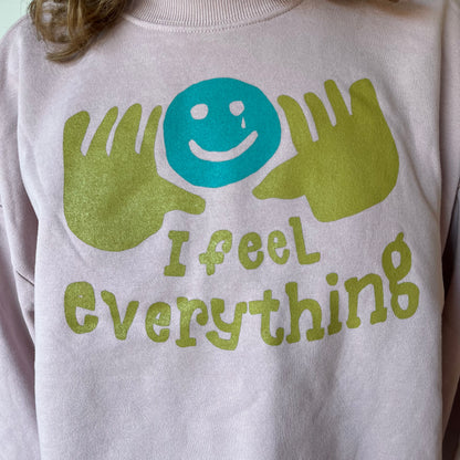 I Feel Everything Boxy Sweatshirt