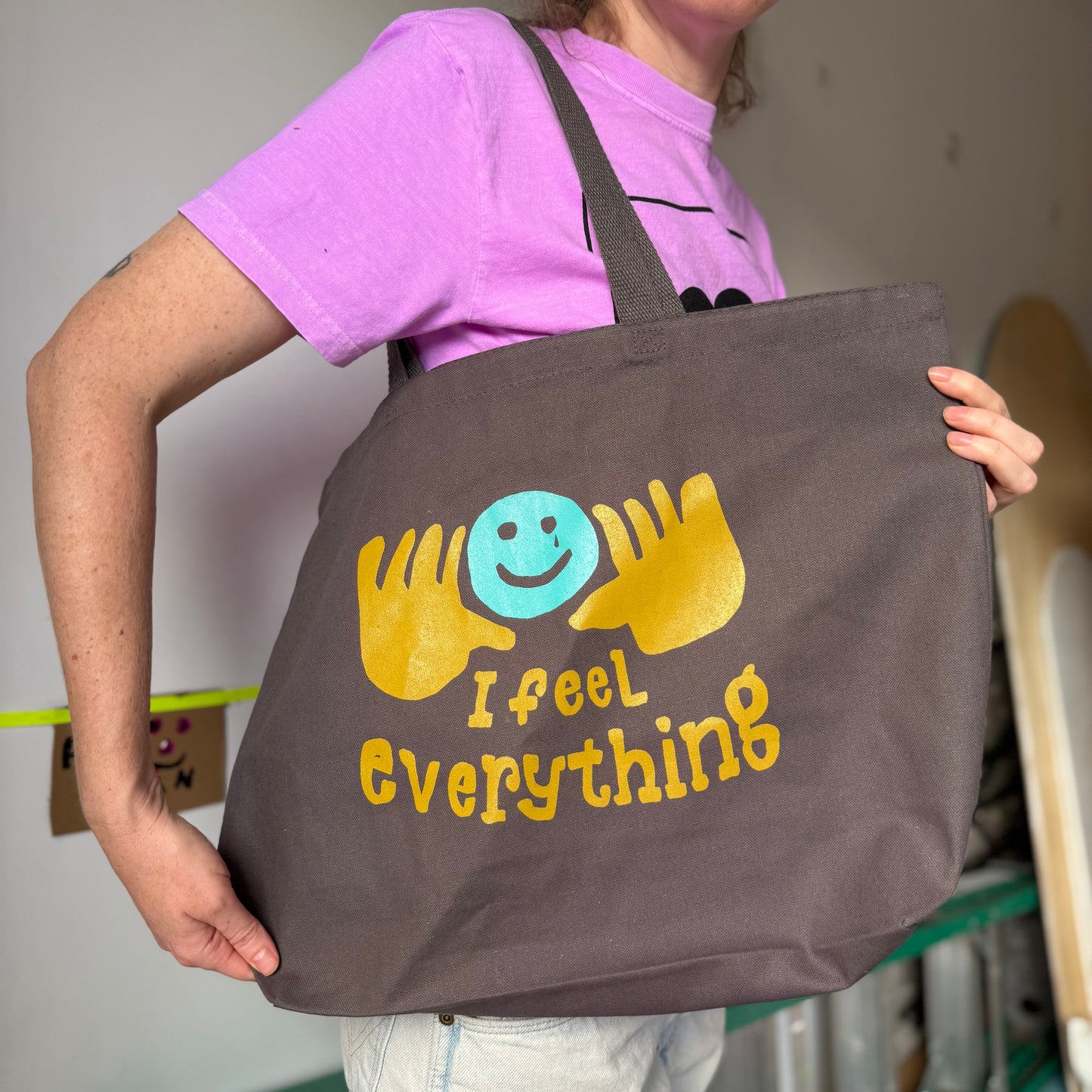 I Feel Everything Tote Bag