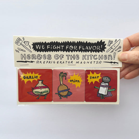 Heroes of the Kitchen Magnet Set