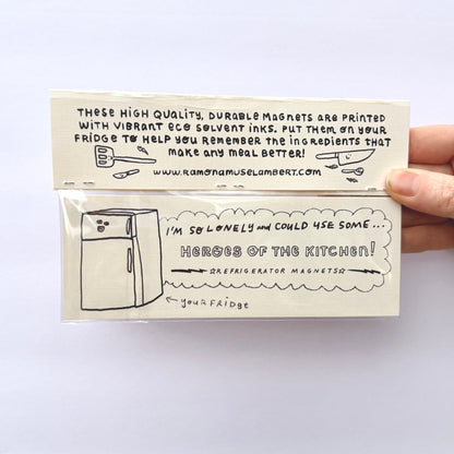 Heroes of the Kitchen Magnet Set