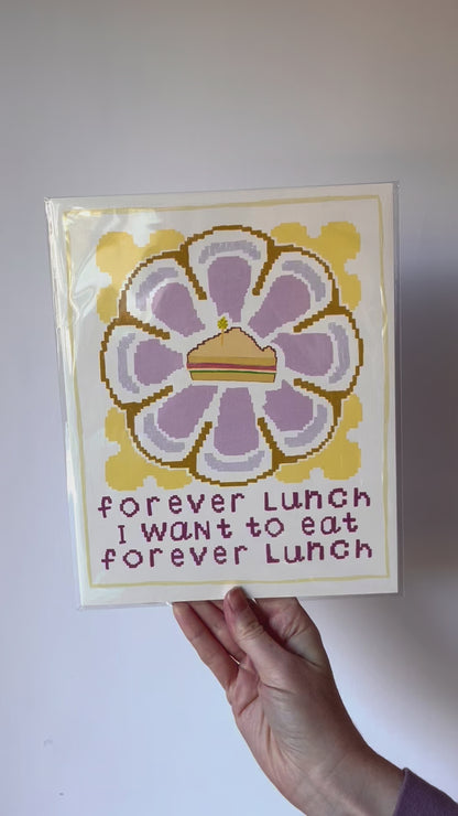 Forever Lunch 8x10" Print