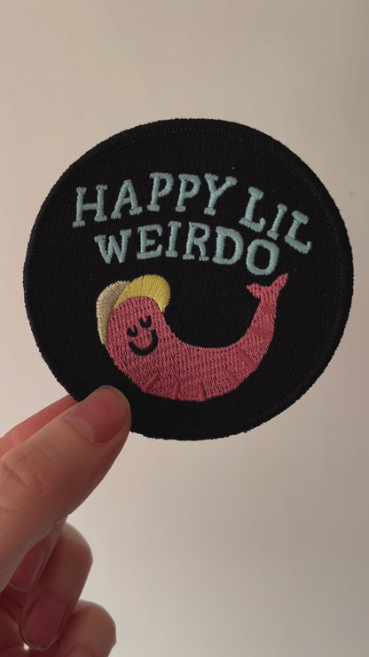 Happy Lil' Weirdo 3" Embroidered Patch