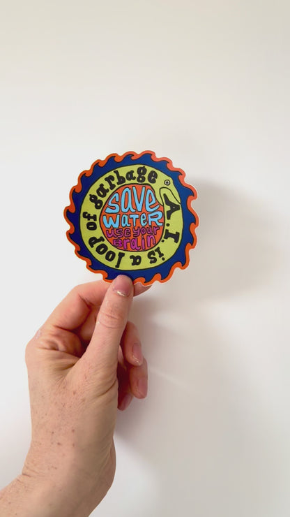 AI is Garbage Sticker