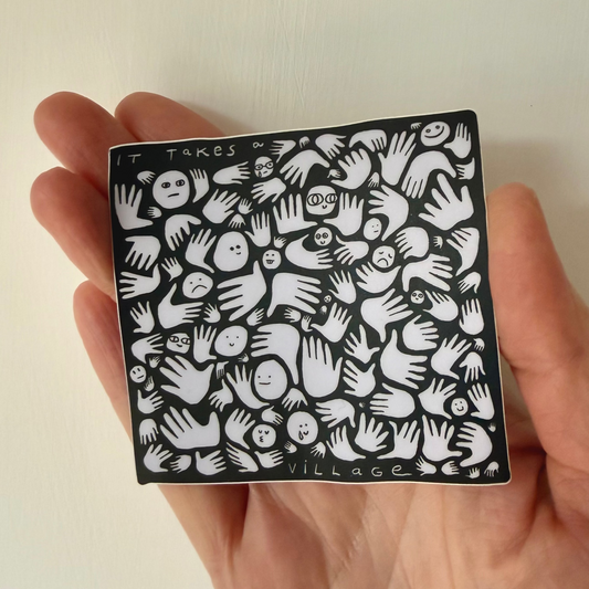 It Takes a Village Sticker