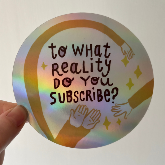 What Reality? Hologram Sticker